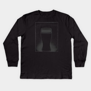 The Black Pint Craft Beer Kids Long Sleeve T-Shirt